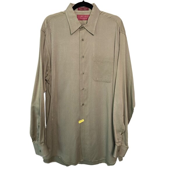 Jos. A. Bank Men's Tan Button-Down Dress Shirt Size 17" - Picture 1 of 6